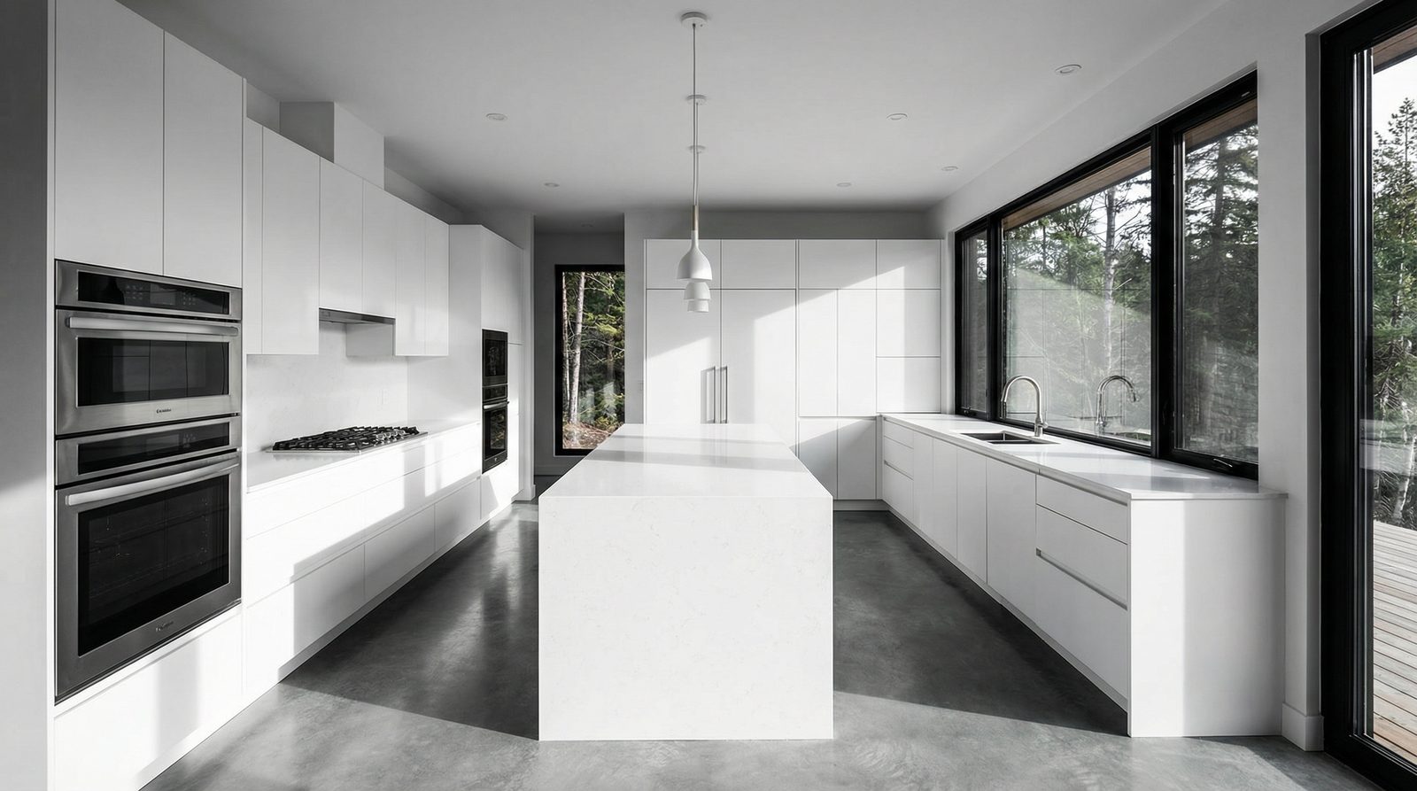 Modern custom kitchen cabinets