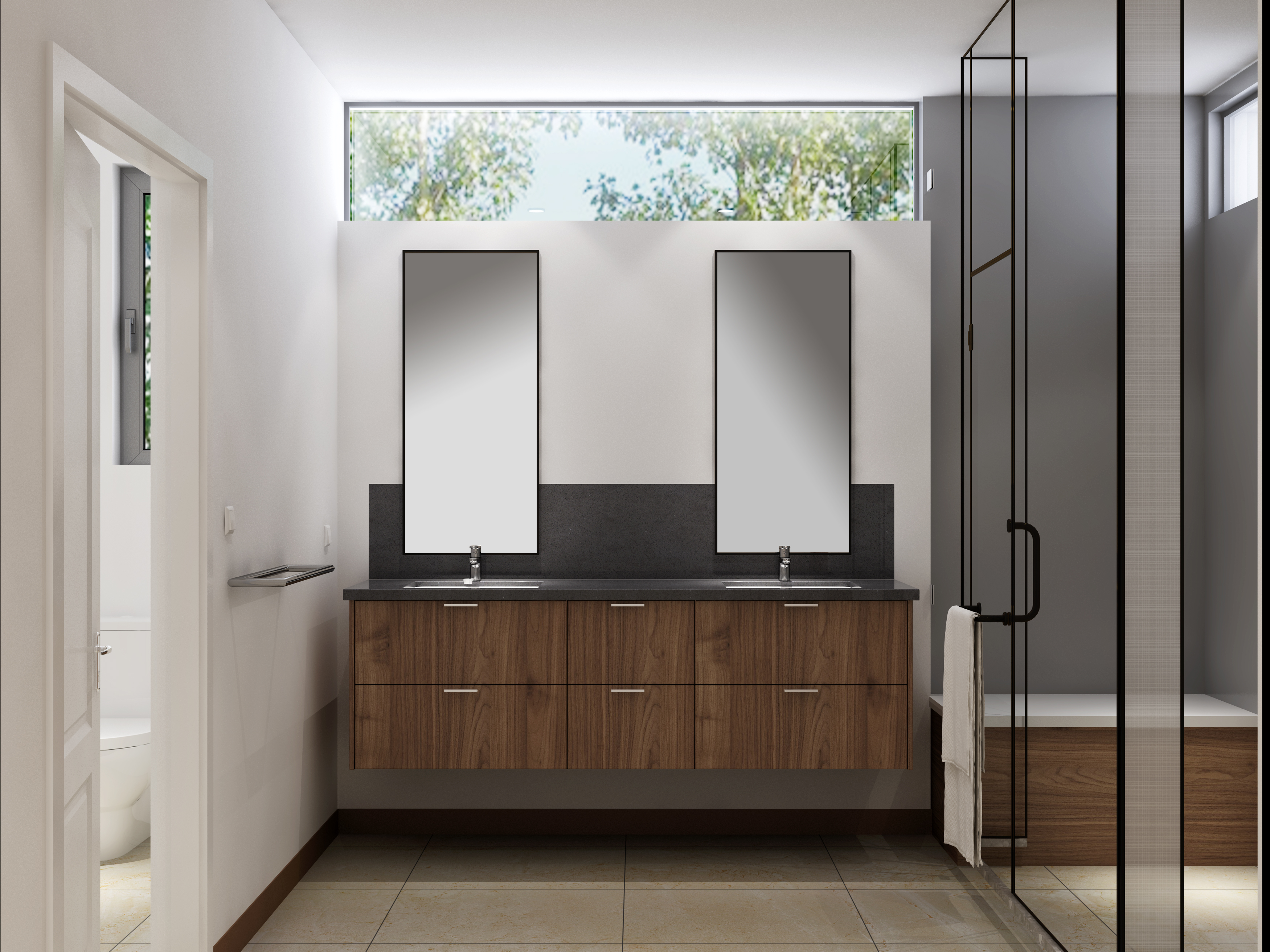 Walnut Vanity